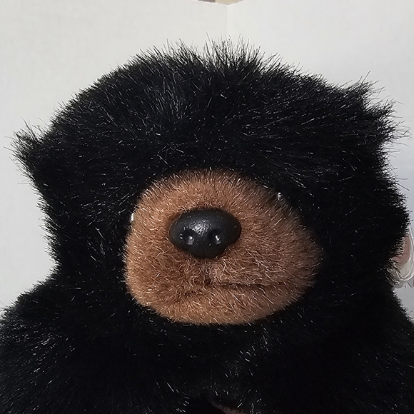 Ty Other - TY Baby Paws Brown Black Bear 12" Plush Stuffed Animal Vintage 👀